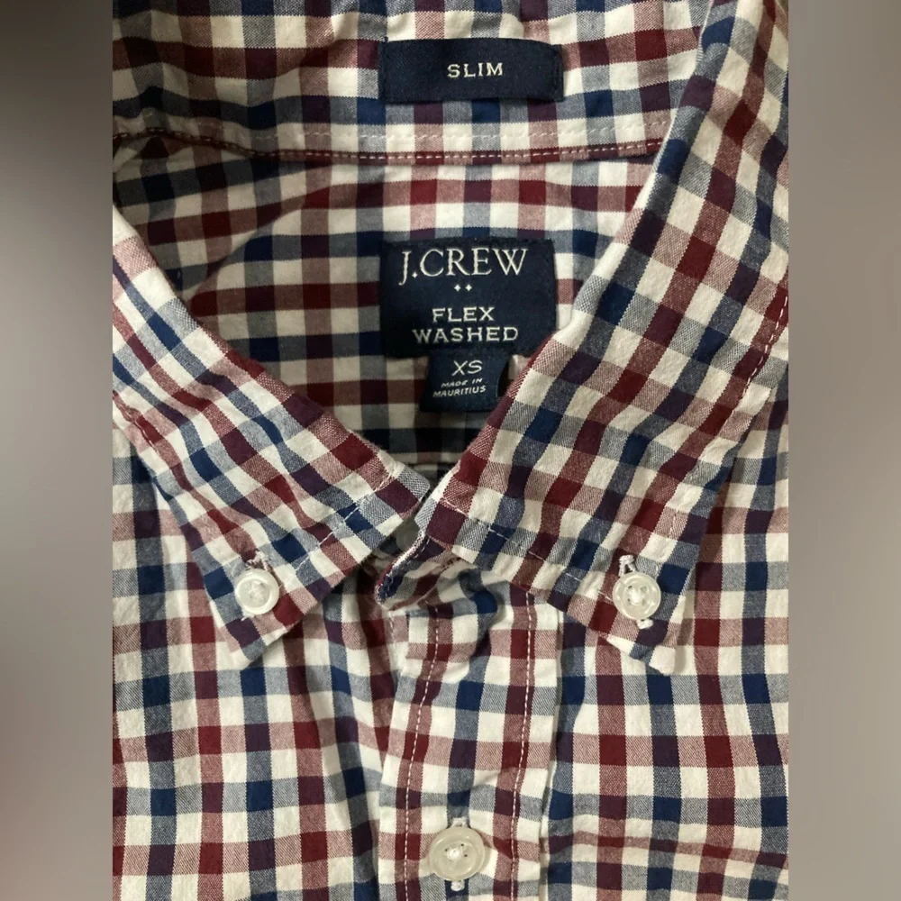J. Crew Slim Fit Flex‎ Washed Button Down Shirt XS